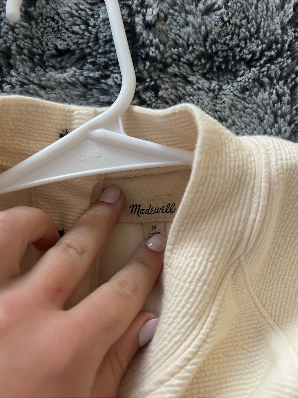 Madewell Cozy Cream Turtleneck Sweater size Medium - Picture 7 of 8